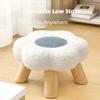 Household Low Stool Soft Sofa Stool Cute Footstool  Living Room