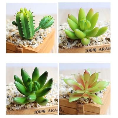 Artificial Foliage Succulent 13-Branch Cactus Plant Wedding Party Vivid Decor