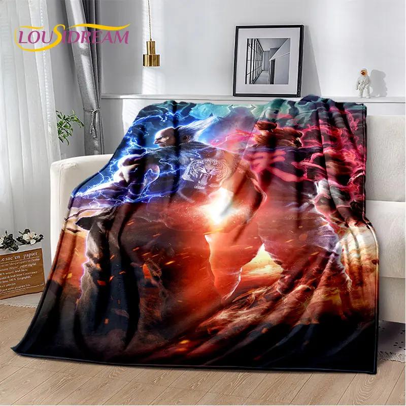Retro Game Street Fighter Gamer Soft Plush Blanket,Flannel Blanket Throw Blanket for Living Room Bedroom Bed Sofa Picnic Cover