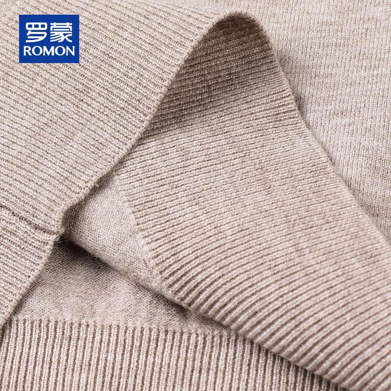 ROMON Men's Polo Neck Cashmere Blend Sweater