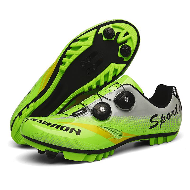 Men's and Women's Summer Breathable Clipless Cycling Shoes for Mountain and Road Biking.