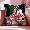 Anime SSaint Seiya Cushion Cover Breathable Linen Pillowcase Summer Odorless EcoFriendly Invisible Zipper Washable