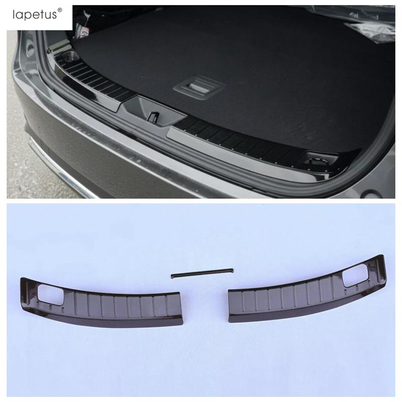 For Mazda CX-70 CX-80 CX-90 2025 2026 Stainless Steel Rear Trunk Bumper Protector Scuff Plate Door Sill Cover Trim Accessories