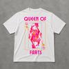 Queen Of Farts Tee, Funny Playing Card Shirt, Crude Humor Graphic T Shirt, Gag Gift Tee, Funny Gift For Her