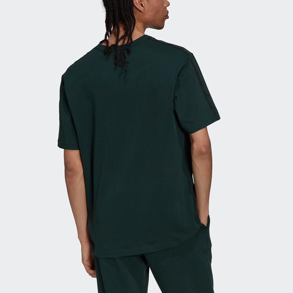 adidas originals R.y.v. Logo Tee Loose Sports Crewneck Short Sleeve Green Men's H11497