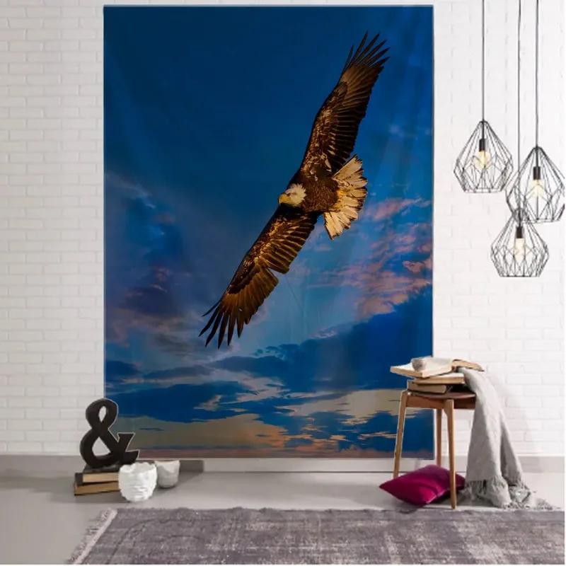 

Гобелен «Небесный орел» для украшения офиса, гостиной, настенный гобелен для дома 100x75cm