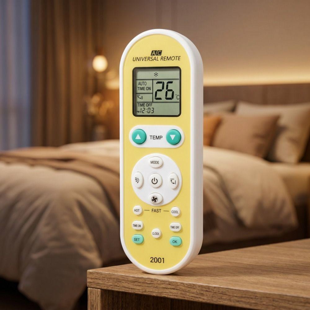 Easy Setup Universal AC Remote Controller Portable Air Conditioning Remote Household Use