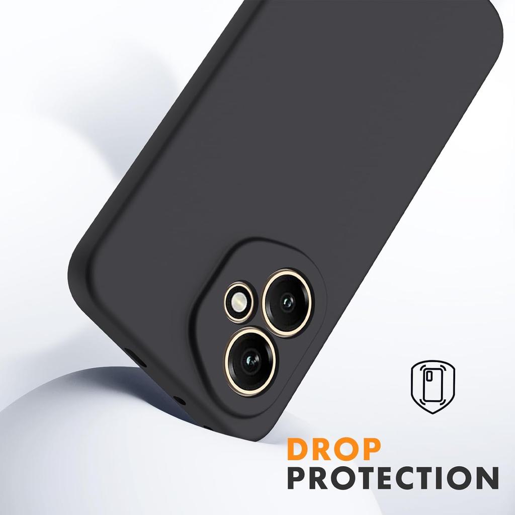 Luxury Original Liquid Silicone Soft Cover for Honor 400 400pro 400Lite Lite Microfiber Interior Case