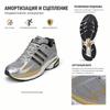 adidas Adistar כרית כסף זהב מתכתי נעלי ספורט גברים אפור-שני מט-כסף ID5743