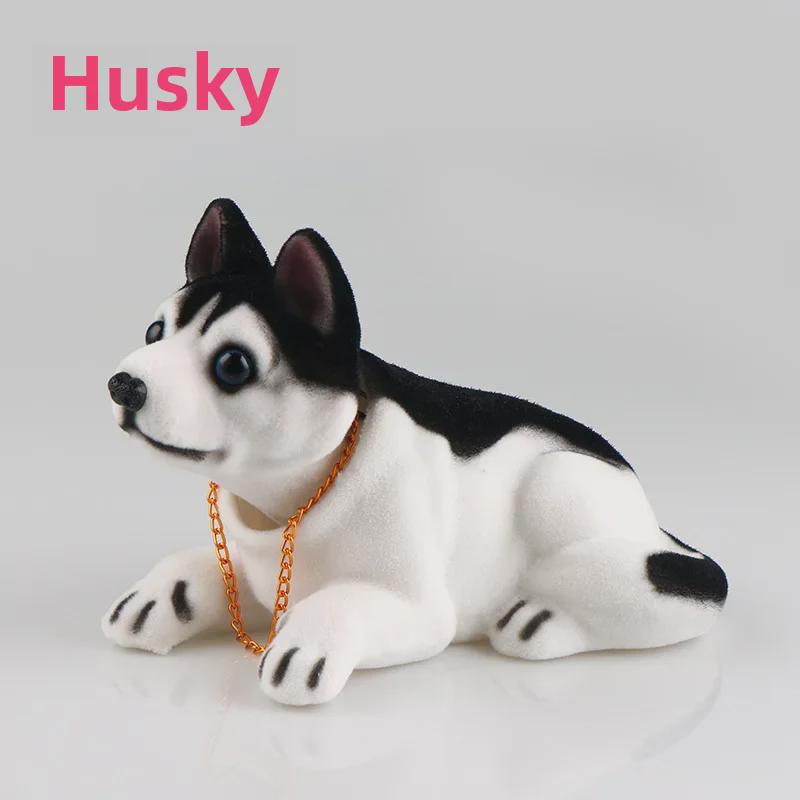 

Украшение в виде собаки-болванчика из смолы: Симпатичное мультяшное украшение автомобиля Standard