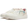 Li Ning Common 80s Soft Rebound Thick Sole Increased Height Comfortable Versatile Non-Slip Wear-Resistant Low-Top Skate Shoes Women Sneaker AGCU040-2