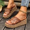Women Slippers Thick Bottom Casual Shoes Trend Anti-slip Slippers Summer Platform Wedges Sandals Outdoor Slippers Slides Women