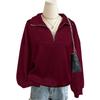 2025 Autumn Winter Wildberries Loose Sweatshirt Women's European and American Fashion Pullover Sweater
