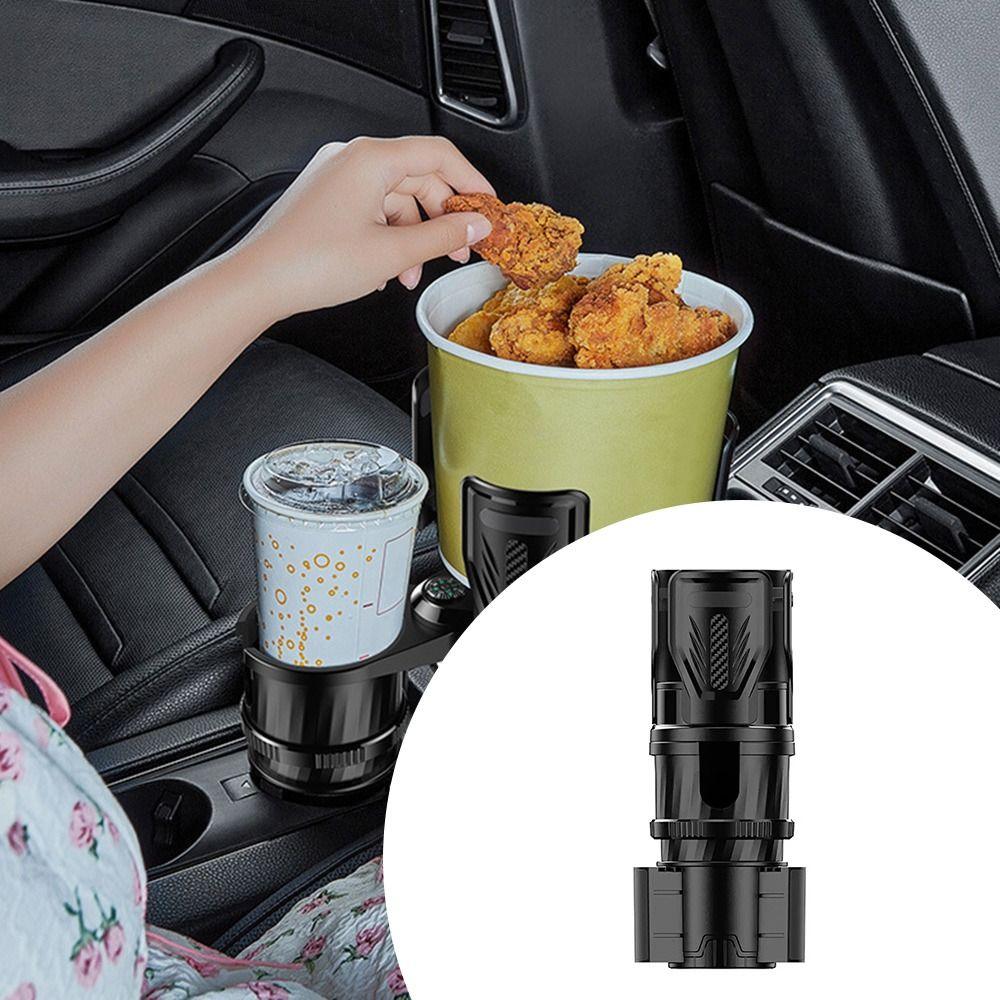 Non-Slip Car Cup Holder With Compass Auto Styling Supplies Vehicle Water Cups Bracket  Car Interior