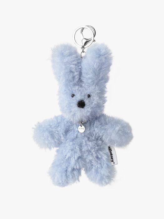 

mellotory buckle rabbit keychain (sky blue) Sky Blue