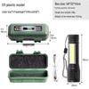 MengPao Outdoor Portable Rechargeable LED Telescopic Zoom Flashlight