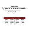 Extended Black Triangle Drill Bit for Marble Granite Tile Easy Drilling Wear Resistant Durable