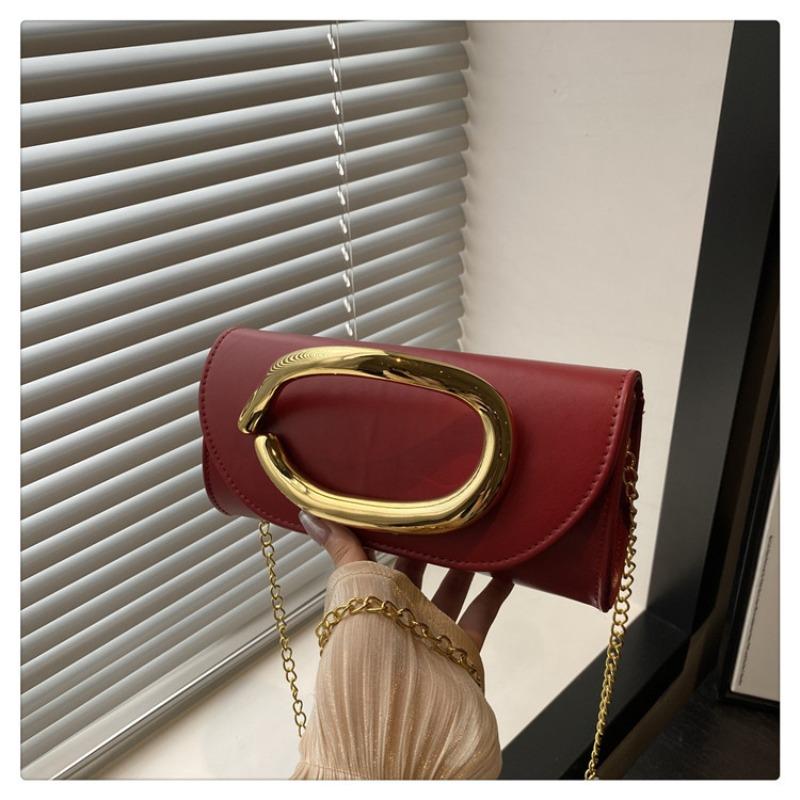 

Autumn Fashion Women s Shoulder Crossbody Bag New Personality Niche Design Casual Simple Small Square Bag червоний