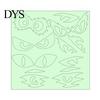 Indoor And Outdoor Party Supplies Luminous Cat Eye Window Sticker, Glow in The Dark Peeping Eyes Waterproof PVC Murals Decal, Creative Wall