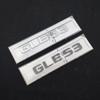 3D ABS Black Silver GLE53 Logo Letters Car Trunk Badge Fender TURBO 4MATIC Emblem Sticker For GLE53 AMG W166 W167 Accessories