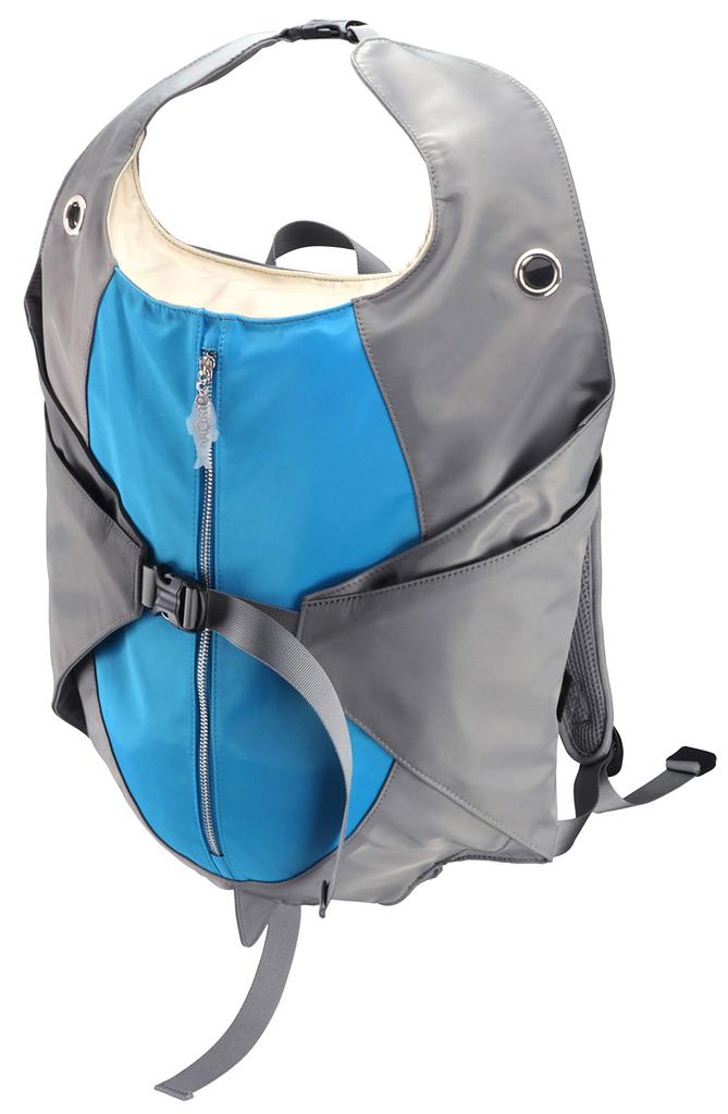 [MORN CREATIONS] Manta Backpack, Large, GrayBlue