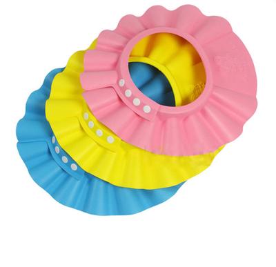 1PC Adjustable Shower Cap Protect Shampoo For Baby Health Bathing Waterproof Hat Kid Wash Hair Shield Hat