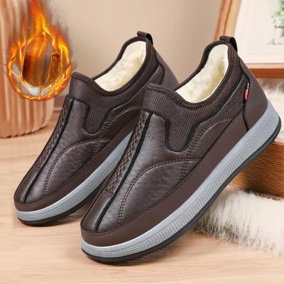 Herren Baumwollschuhe Winter Modeschuhe Herren Schneestiefel Plüsch Verdickt Bequem und Warm Laufschuhe Stiefel Herren2024