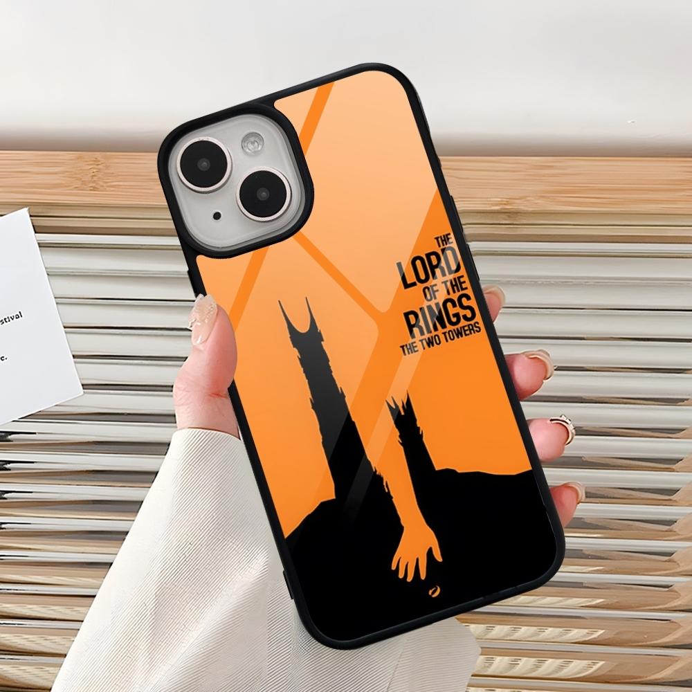 The L-Lord Of The R-Rings Phone Case For Iphone 16 Pro 15 Pro Max 14 12 11 13 Mini 8 7 Plus X Xs XR PC+TPU Design Cover
