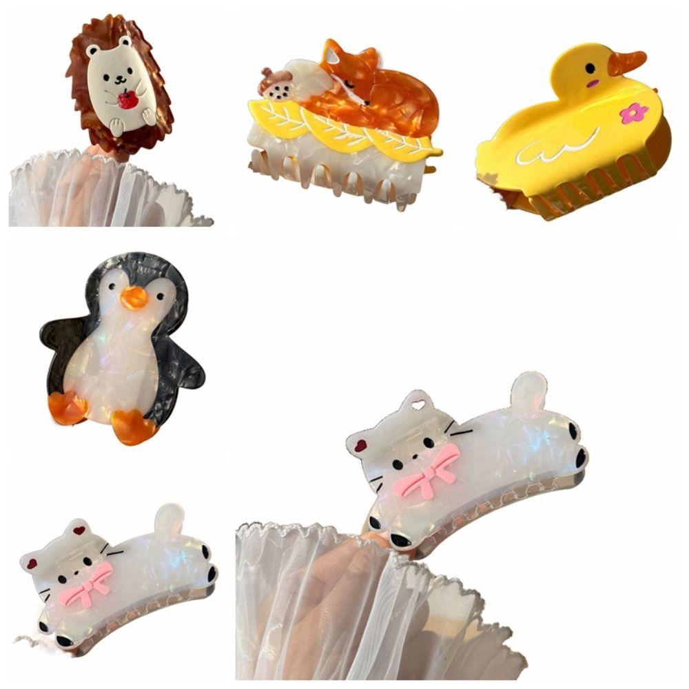 Acetate Acrylic Shark Clip Animal Theme Hair Accessories New Animal Claw Hair Clips
