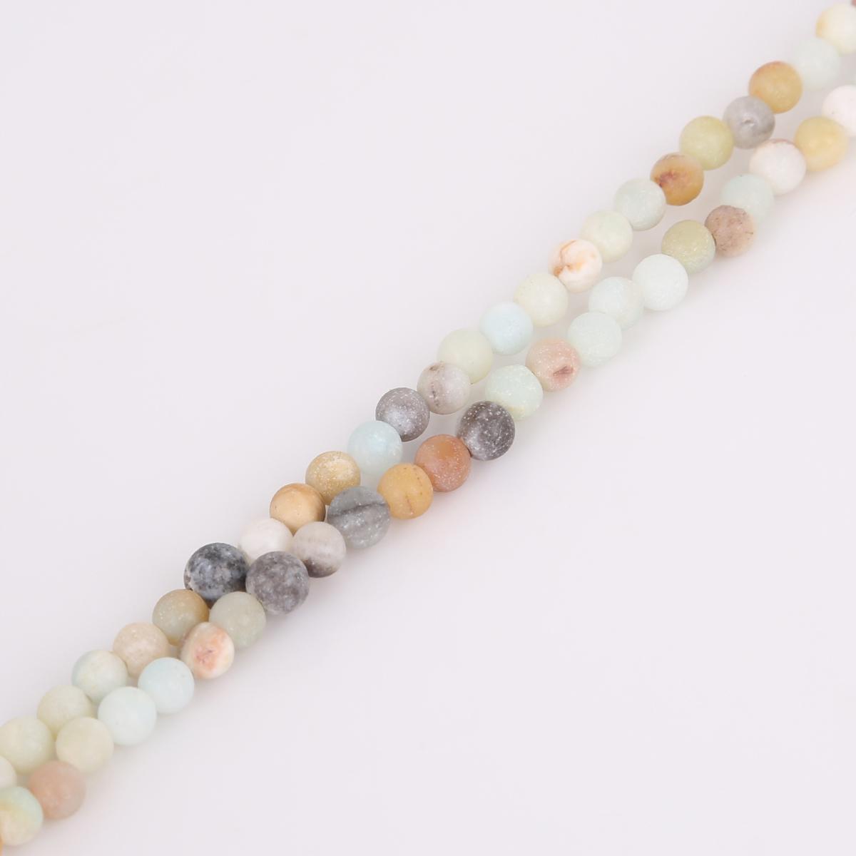 

Натуральные тусклые польские матовые бусины из камня Амазонки для изготовления ювелирных изделий 4/6/8/10/12 мм 15 дюймов браслет «сделай сам» 4mm 95pcs