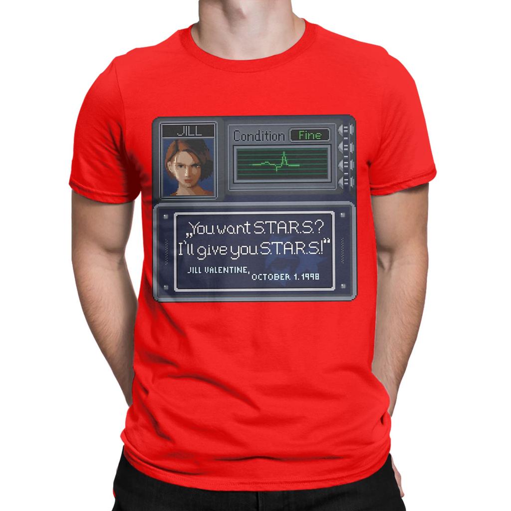 rResident Evil Pixel Art Funny 100 Cotton TShirt rResident Evil CODEVeronica Tops Tees For Unisex