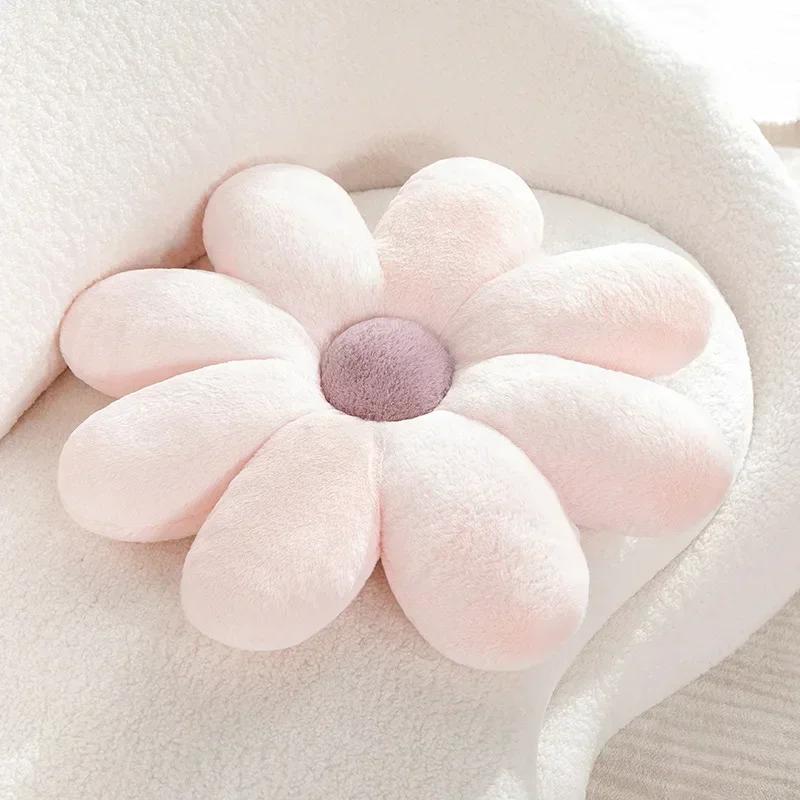 80CM Plush Cute Petal Cushion Sofa Cushion Home Seat Flower Pillow Cushion Flower Pillow  Home Decor