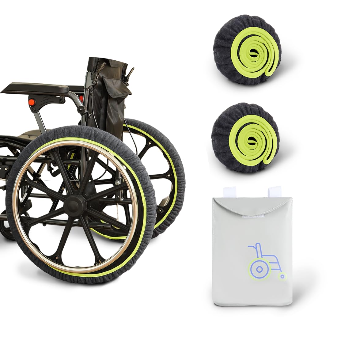Wheelchair Wheel Covers (Set of 2)