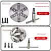 Sanou K13 Type Six-Jaw Self-Centering CNC Lathe Chuck (100/125)