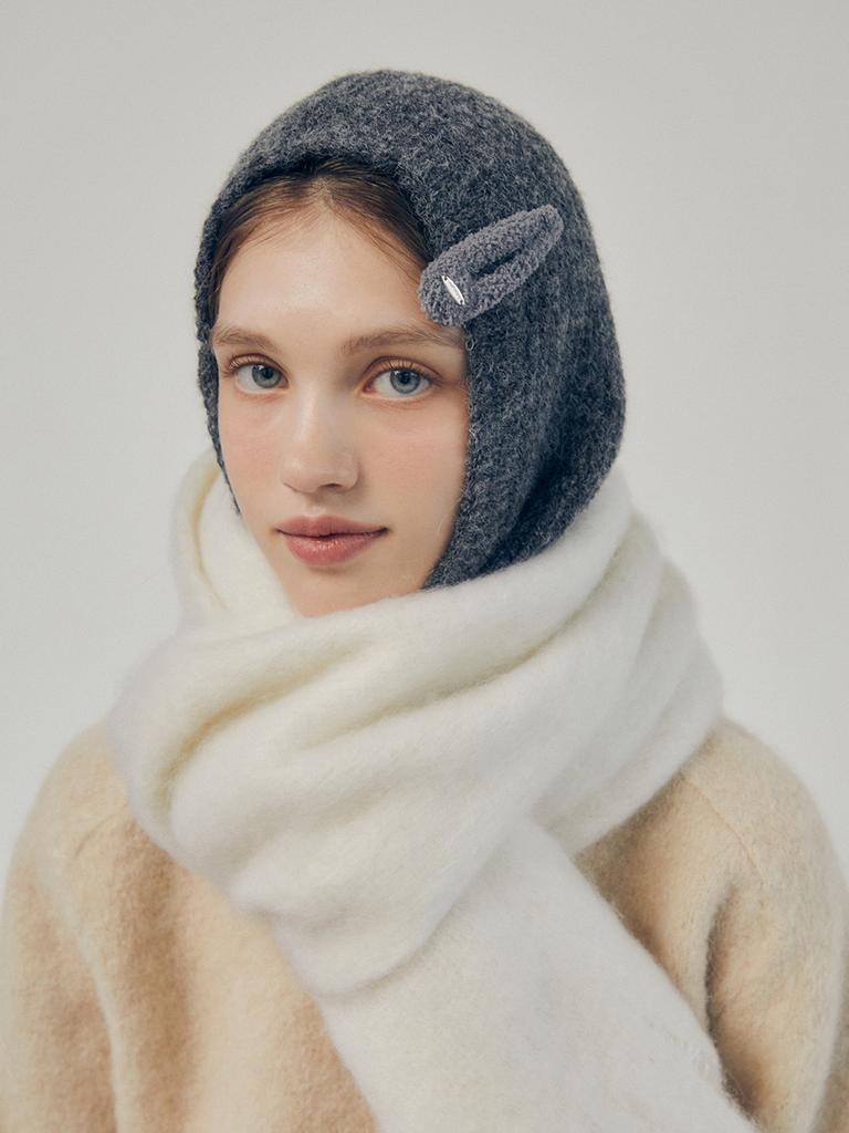 Mellotory Boucle Side Hairpin (Gray)