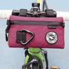 Large Capacity Bike Front Frame Bag Canvas Bike Triangle Head Bag  Mountain Road Bike