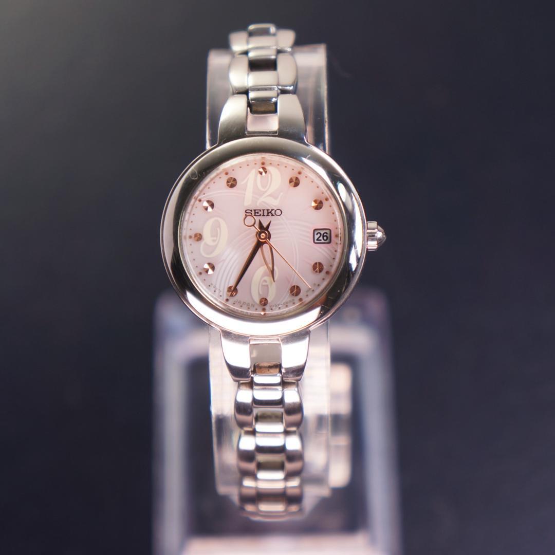 [Working Item] SEIKO TISSE Solar Pink Dial Women s Watch