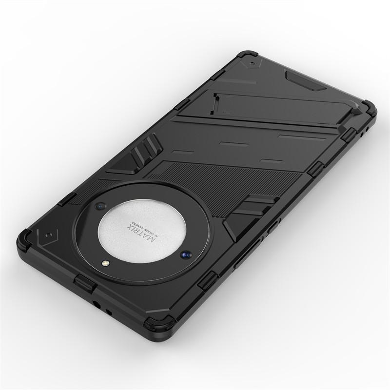 For Honor Magic 5 Lite Case Honor Magic 5 Lite Cover Shockproof Silicone Armor PC Holder Non-Slip Protective Phone Back Cover