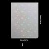 5Pcs A4 Holographic Lamination Film Clear Waterproof Holographic Vinyl Stickers Paper Transparent Laser Cold Lamination Film