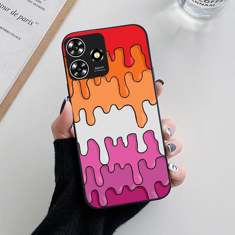 Pre ZTE Blade V50 Dizajnové puzdro Kvetinové maľované silikónové puzdrá Pre ZTE Blade A73 4G / V50 Smart Axon 50 Lite Puzdro TPU kryt Fundas