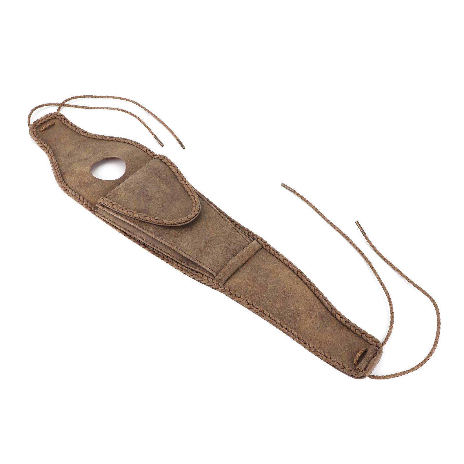 

Крышка бензобака мотоцикла с сумкой-карманом, накладка из ПУ кожи, подходит для XL 883 1200 48, край из плетеной веревки