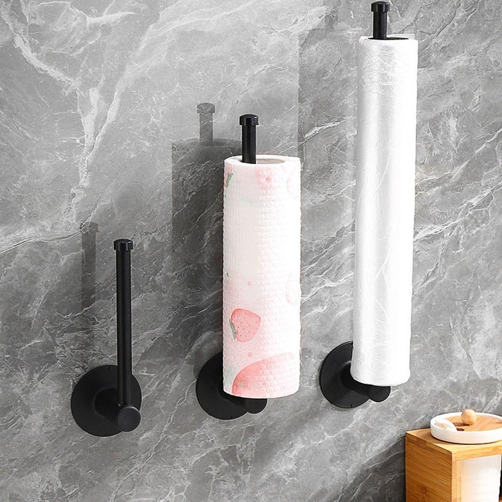 

Steel Hat Rack Wall Mounted Tissue Hanger Multifunctional Cap Organizer Bathroom
