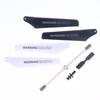 1 Set Rc Spare Parts For Syma S39 Wind Leaf Fan Main Blade Props Connect Buckle Flybar Tail Blade R/C Helicopter Toy Model