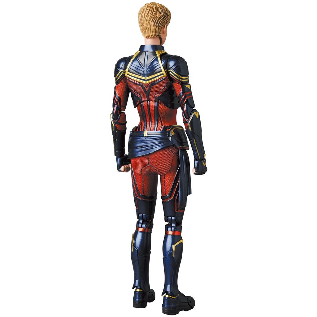 MAFEX CAPTAIN MARVEL Endgame Approximately 150mm Action No.163 Ver. Tall, Pre-painted Figure.
