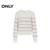 ONLY Women's Retro French Striped Raglan Knit Sweater