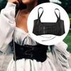 PU Leather Gothic Harness Strap Girdle Luxurious Retro Wide Waist Belt  For Women Lady Girl Bridal