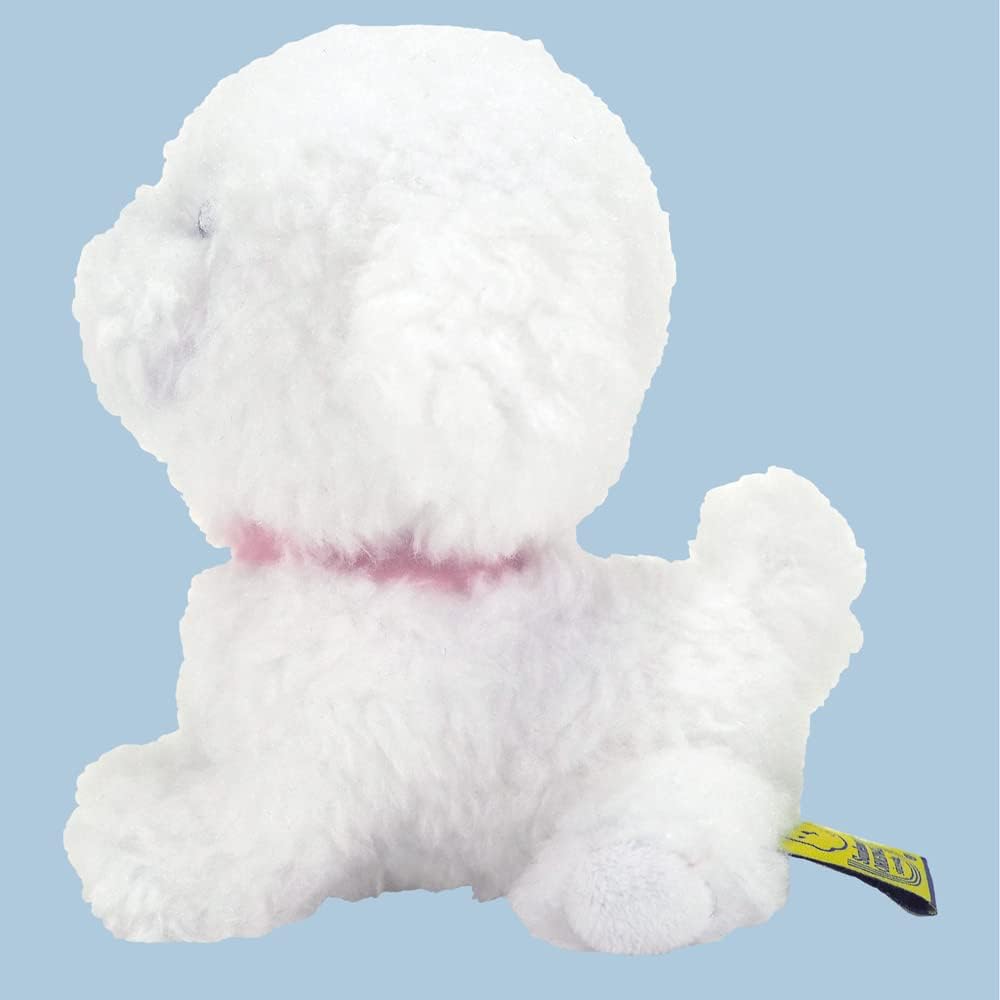 Sunlemon Pups Bichon Frise Plush Toy 12.8x8.9x15.8cm Animal Dog Stuffed Animal