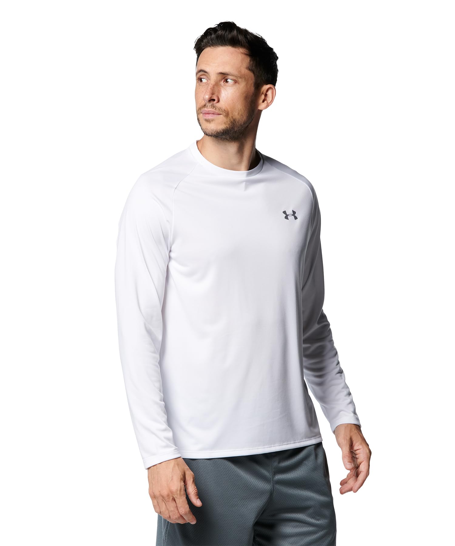 

Shirt UA Tech LS 100 Japan XL to Japanese size [Under Armor] 2.0 Men s (equivalent XL) белый