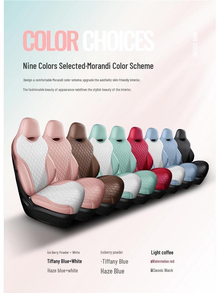 BYD Qin PLUS Sedan Leather Seat Cover: 5-Seat, All-Season, Full Coverage