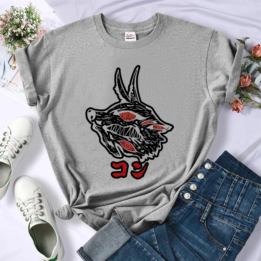 Kettensäge Unisex Makima Reze T-Shirt Shoujo Ausverkauf Unisexga Party Streetwear T-Shirt Gothic Psychedelisch Jojifuku Japan Emo
